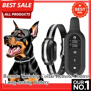 Rojeco Electric Dog Training Collar 3300ftリモートコントロールIPX7防水バイブレーター電気ペット子犬犬樹皮ストップショックカラー 10ベストセールスドッグバークカラー-3