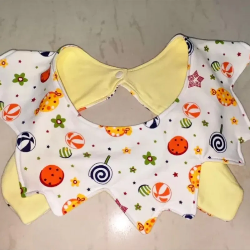 Adult Pure Cotton Cute Cartoon Rabbit Ear Bibs ABDL Breathable Soft Cozy Saliva Towel DDLG Feeding Bib Burp Cloth COS