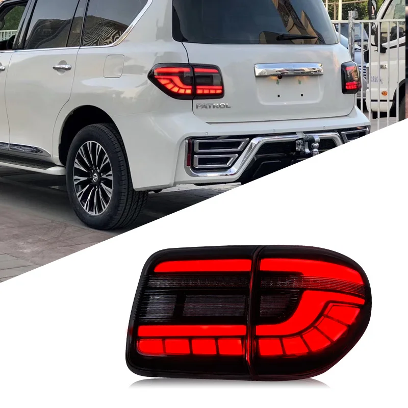 For Nissans Patrol Y62 led Tail light 2019 with flashing function from Zhengwo OEM