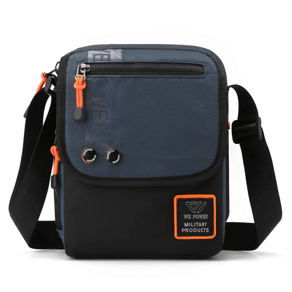 Men Crossbody Messenger Shoulder Bag Pouch Multi-Purpose Fashion Casual Military Waterproof Nylon Male Small Crossbody Bag