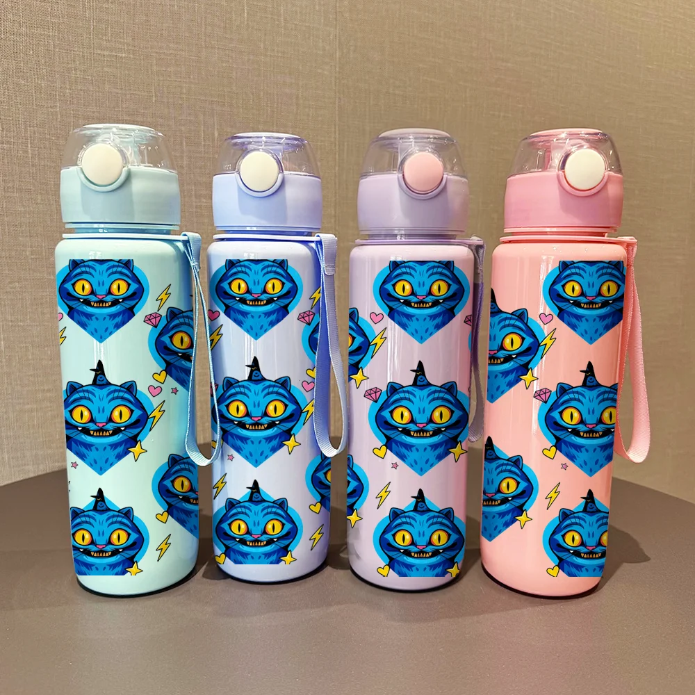 

Чашка для воды с 3D-печатью Devil Hunter Kpop Cartoon Cat — пластиковая чашка без BPA, герметичная, 700 мл для ежедневного использования и коллекция фанатов Kpop