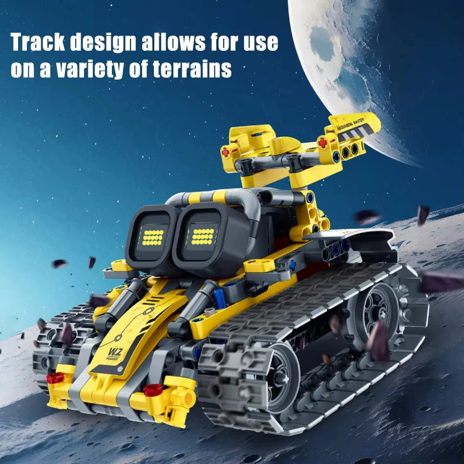 NEW 3in1 Creative LED Robot Wall·e High-tech App Rc Robot Functions DIY Educational Building Block Model For Children Toys Gifts