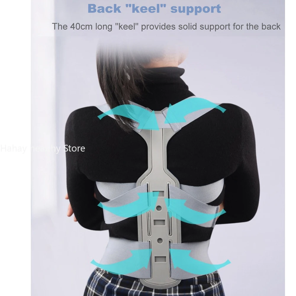 Invisible Chest Orthopedic Device Back Brace Supports Medical Bone Waist Belt Spine Support Men Women Breathable Lumbar Corset