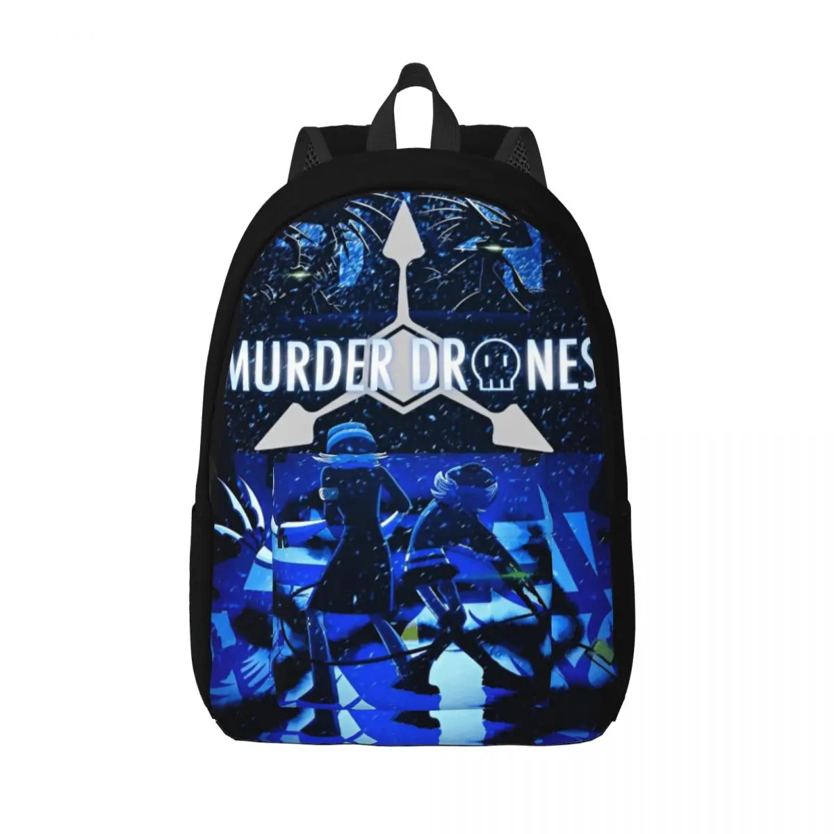 

Рюкзак «Убийство-дроны» для учащихся начальной школы средней школы, черная комедия, научная фантастика, сумки для книг, холщовый рюкзак для подростков