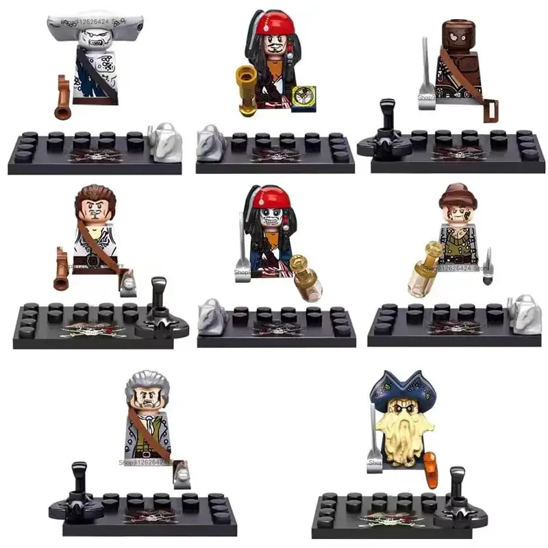 WW2 Mini Military Imperial Navy Soldier Building Blocks Bricks Caribbean Pirates Figures Educational Toys For Boy Brithday Gift