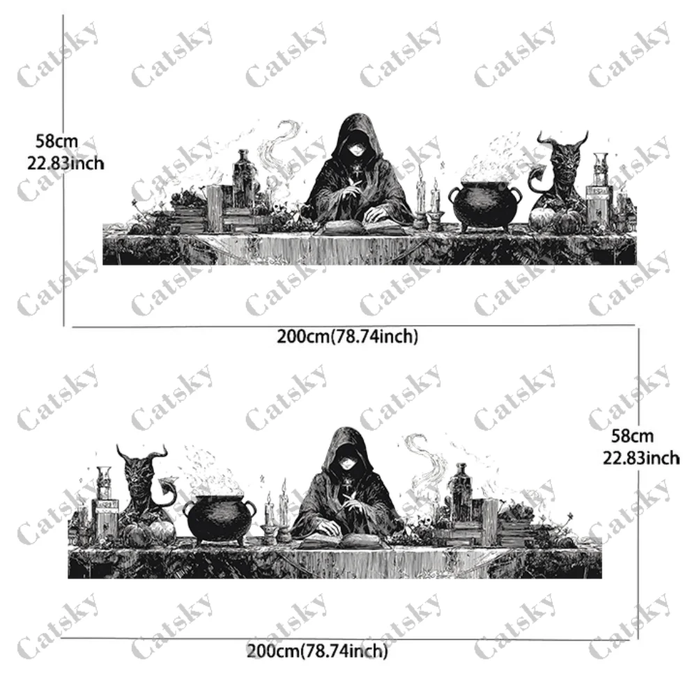 Dark Wizard sticker, suitable for cars and trucks, durable, fade-resistant, easy to install and remove - Enhance the beauty of y