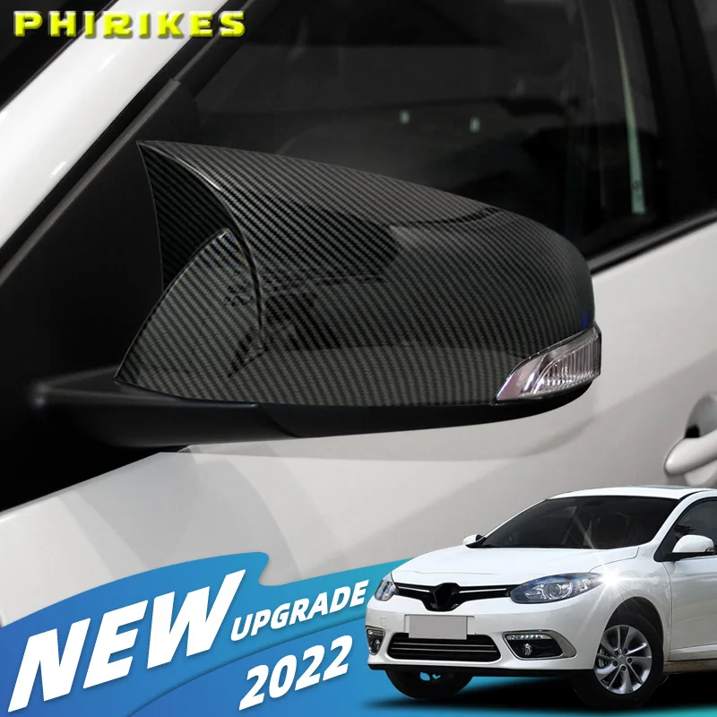 Cubierta de Espejo con Diseño de Alerón Lateral RS en Negro Piano para Renault Fluence 2010-2016, Accesorios para Automóviles, Tuning Deportivo