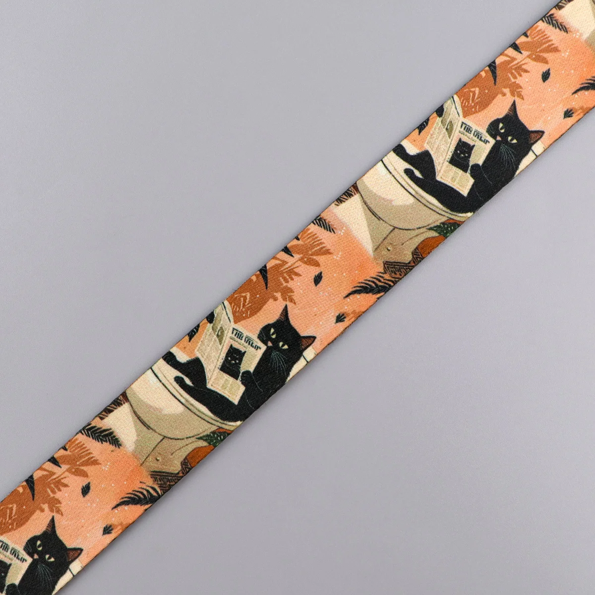 Cartoon Cats Lanyard Neck Strap Keychain Cute Animal ID Card Cover Badge Holder Mobile Phone Hang Rope Keyring Accessories Gifts