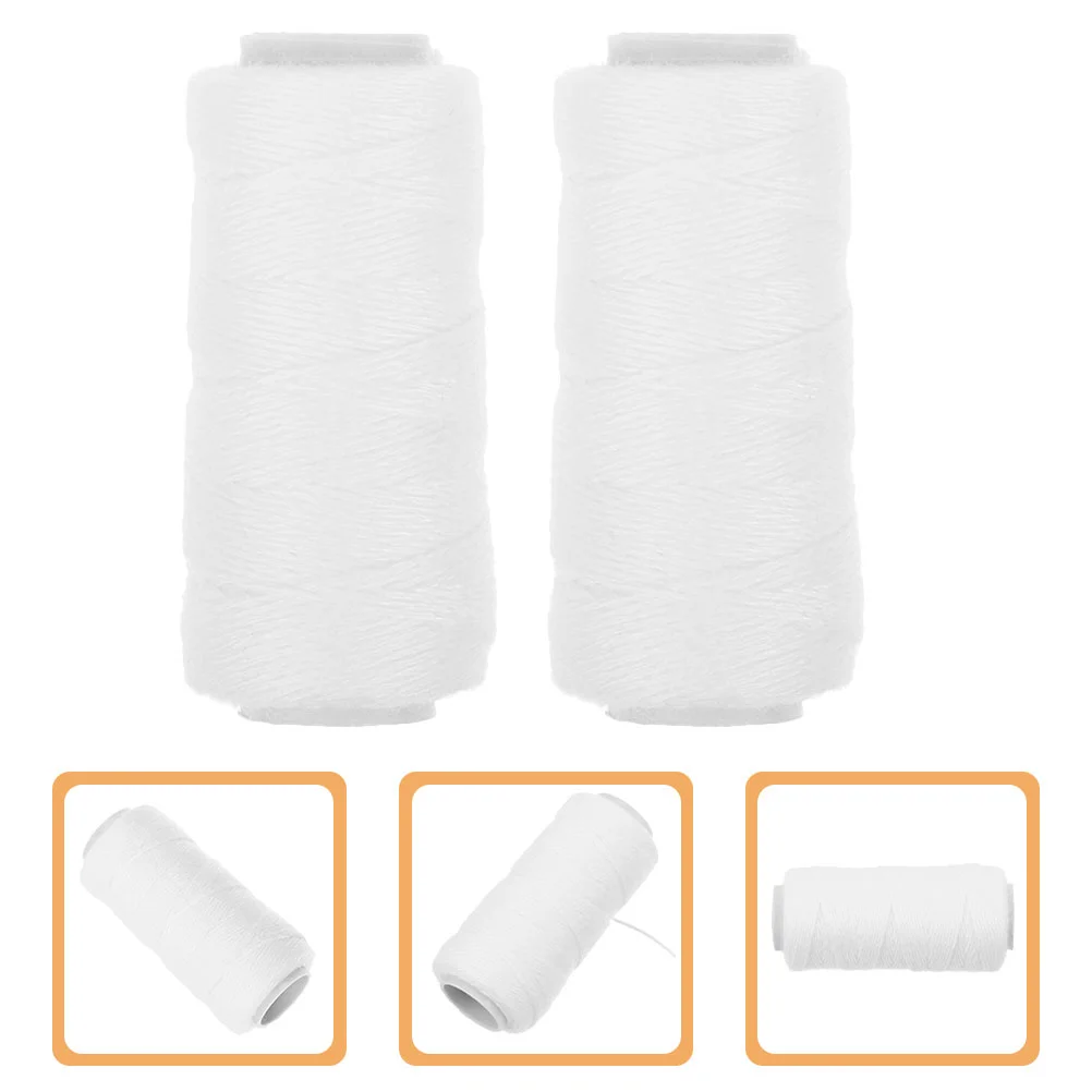 6 rollos de hilo de algodón extractor Facial para depiladora, removedor de vello, roscado Facial