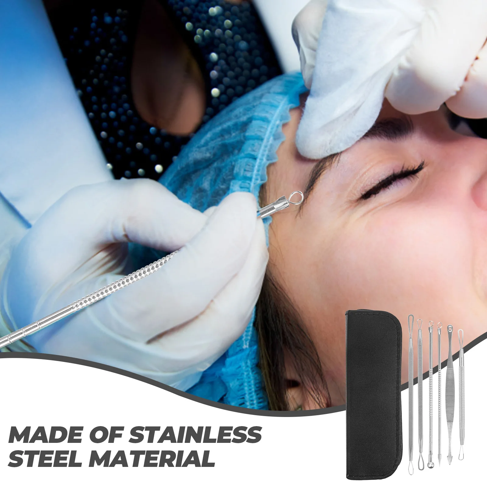 Ferramentas de remoção de acne doméstico cravo espinha cuidados com a pele removedor de maquiagem profissional