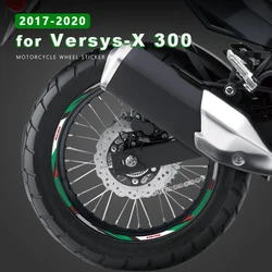 12Pcs Strip Motorcycle Wheel Sticker 19 17 Inch Wheel Decal Waterproof Rim Tape for Kawasaki Versys X300 300X X 300 Accessories