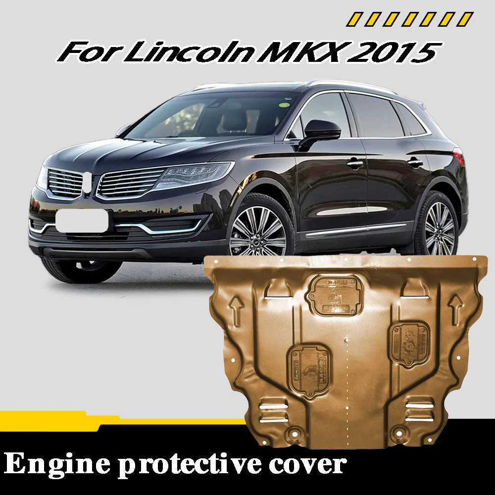 Under Engine Guard Splash Shield Mud Fender Cover Plate Fender Mudguard Protector For Lincoln MKX 2015 2.0T/2.7T