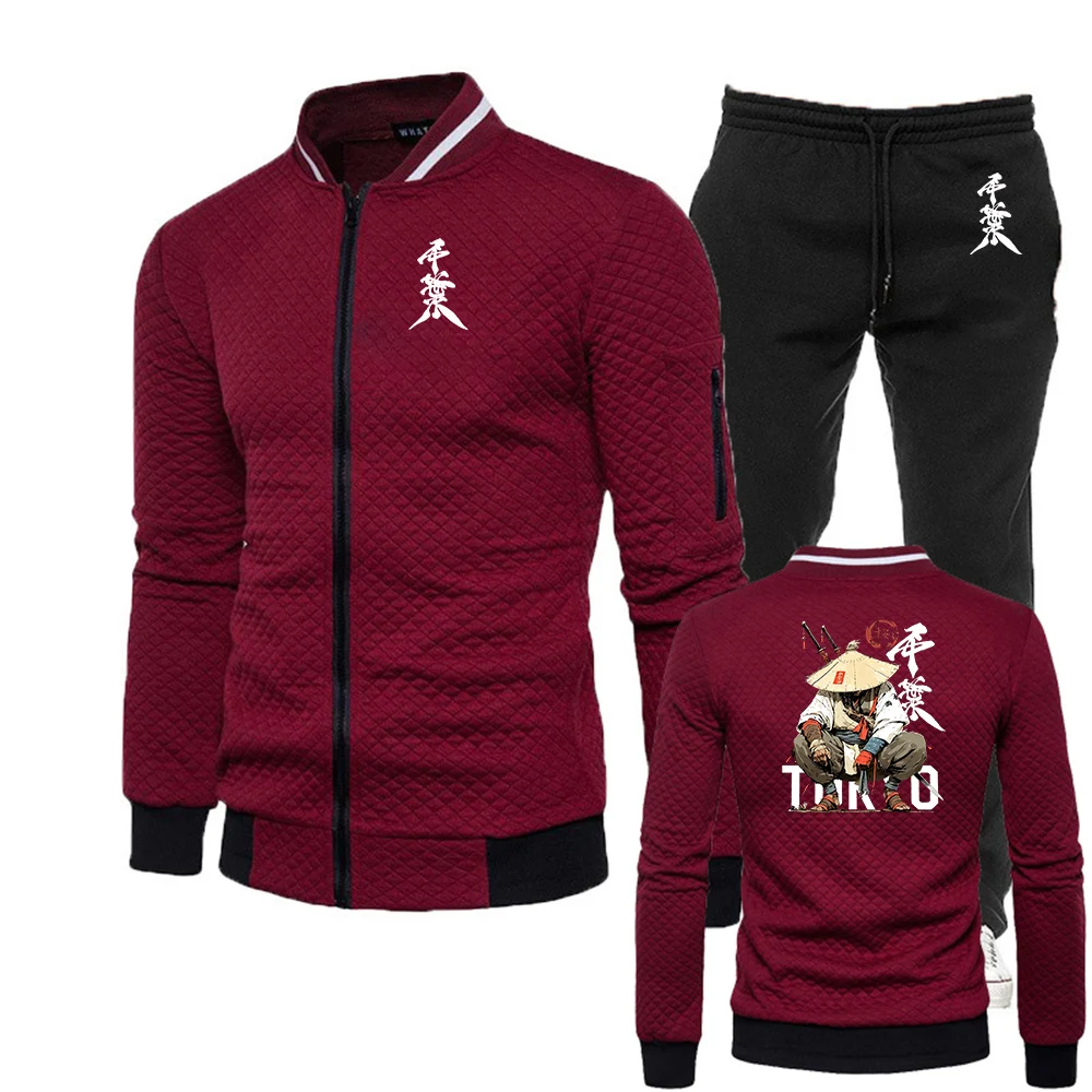 Anime Samurai Tokyo Warrior Men's slim-fit suits are suitable for spring and autumn casual and sports outfits hoodies jacket - view 5