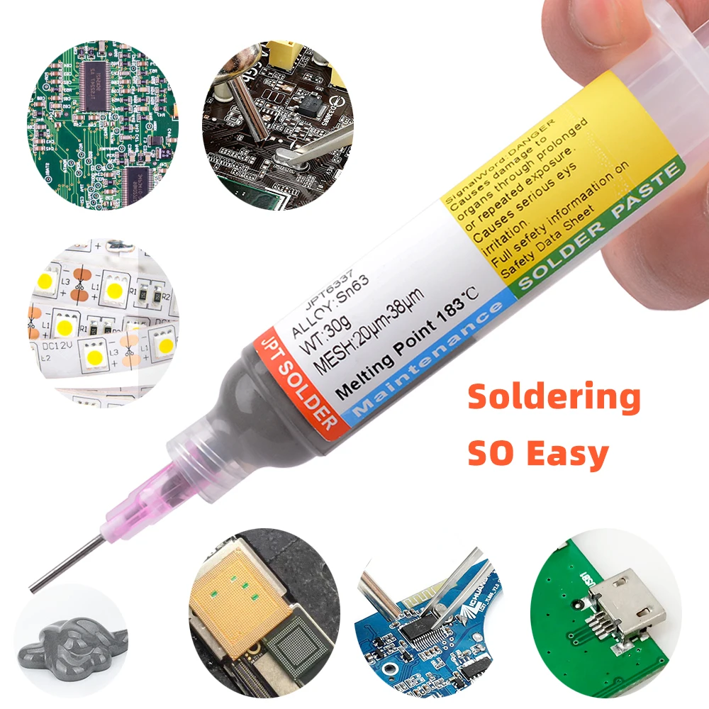 High-Quality Solder Paste for Repairing Chip USB LED - Fast and Effective Premium Soldering Paste - Perfect for Precision Solder