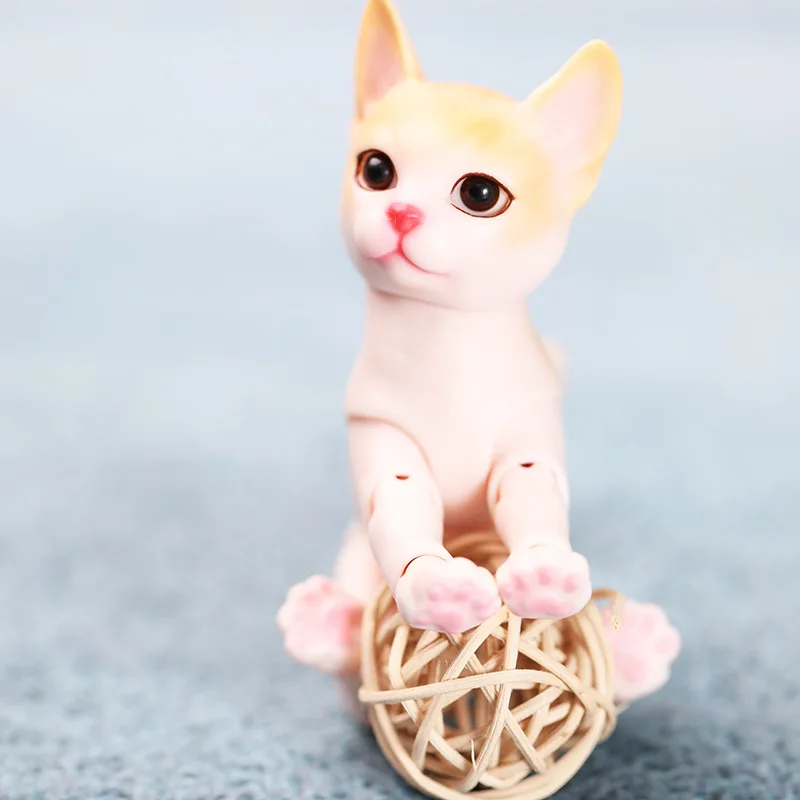 Cat BJD Doll SD Doll Kat 1/8 Cute Pet Cute Toys for Boys and Girls