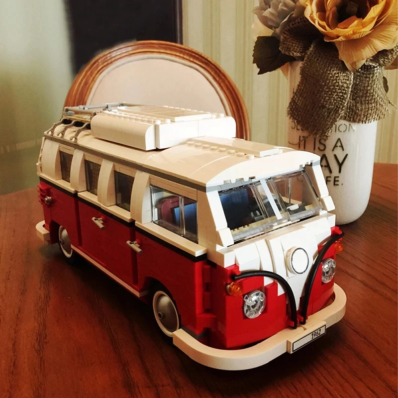 

Creator Series T1 Camper Van Travel Bus Model Building Blocks Vehicle Assemble Toys Kid For Christmas And Birthday Gifts