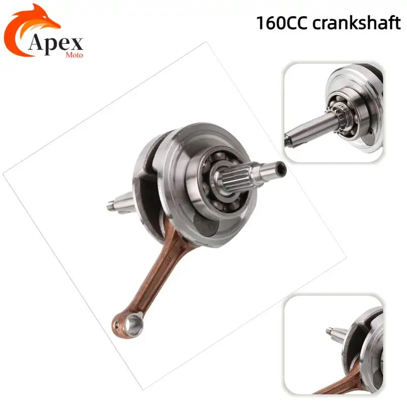 160 crankshaft moped crankshaft connecting rod assembly 16/22T 139QMB crankshaft
