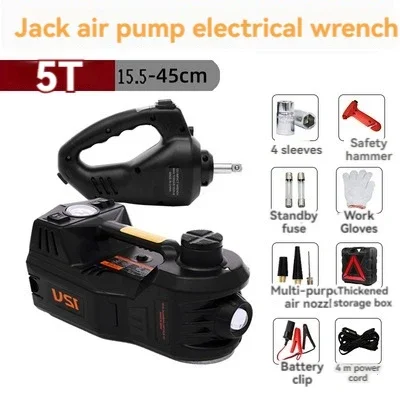 Electro-hydraulic Jack Vehicle Multi-purpose Tire Change Pump Off-road Tool