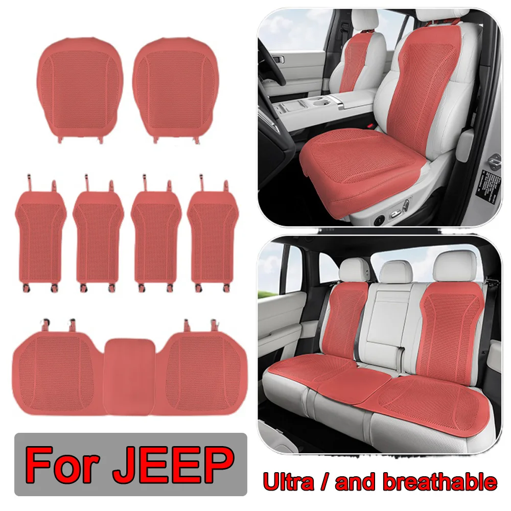 

Car Seat Cushion Universal Four-season Seat protection Car Seat Cover For JEEP Renegade Patriot Compass Wrangler Grand JL JK