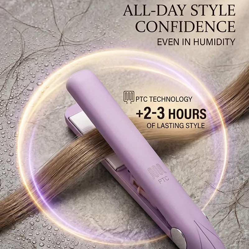 3 in 1 Hair Iron High Quality Flat Iron Straightening Hot Comb mini Professional Hair Straightener & Curling Iron Styling Tools view 3