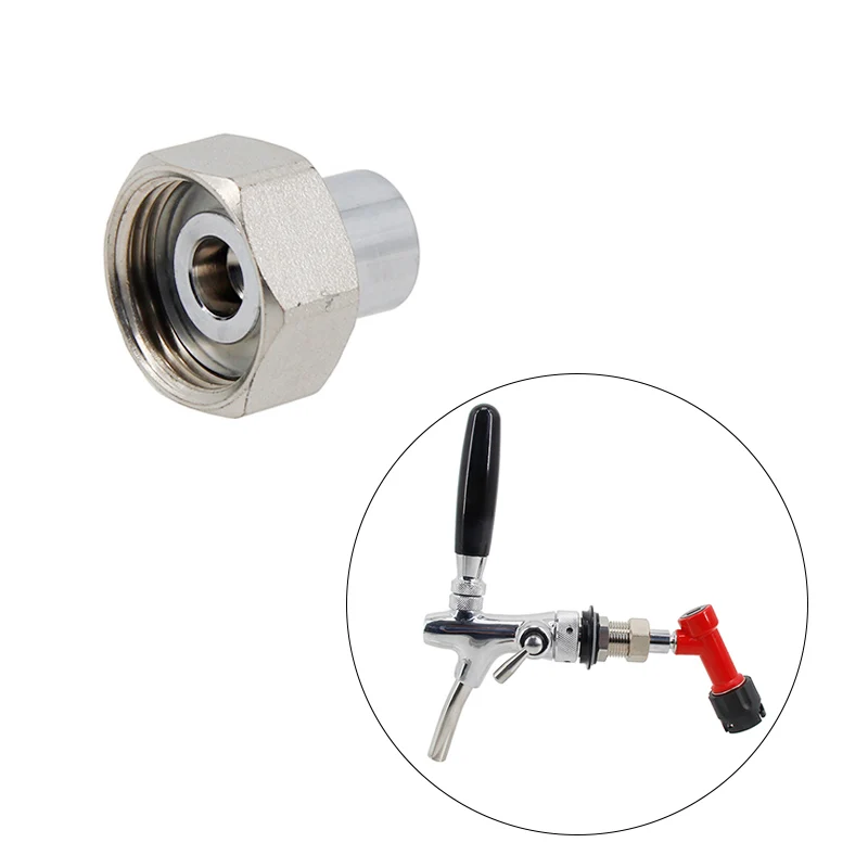 Corny Keg Disconnect Adapter kranu EU Snap Adapter kranu EU FFL Standardowy kran piwny EU (G5/8") do zamka kulowego lub zamka szpilkowego Corny Keg