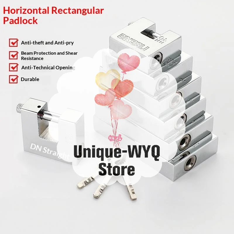 1 Set Anti-Theft Lock Pry Door Dragon Super Large 40/50/60/70/80/90/100mm Stainless Steel Burglar Padlock Security Safety Lock