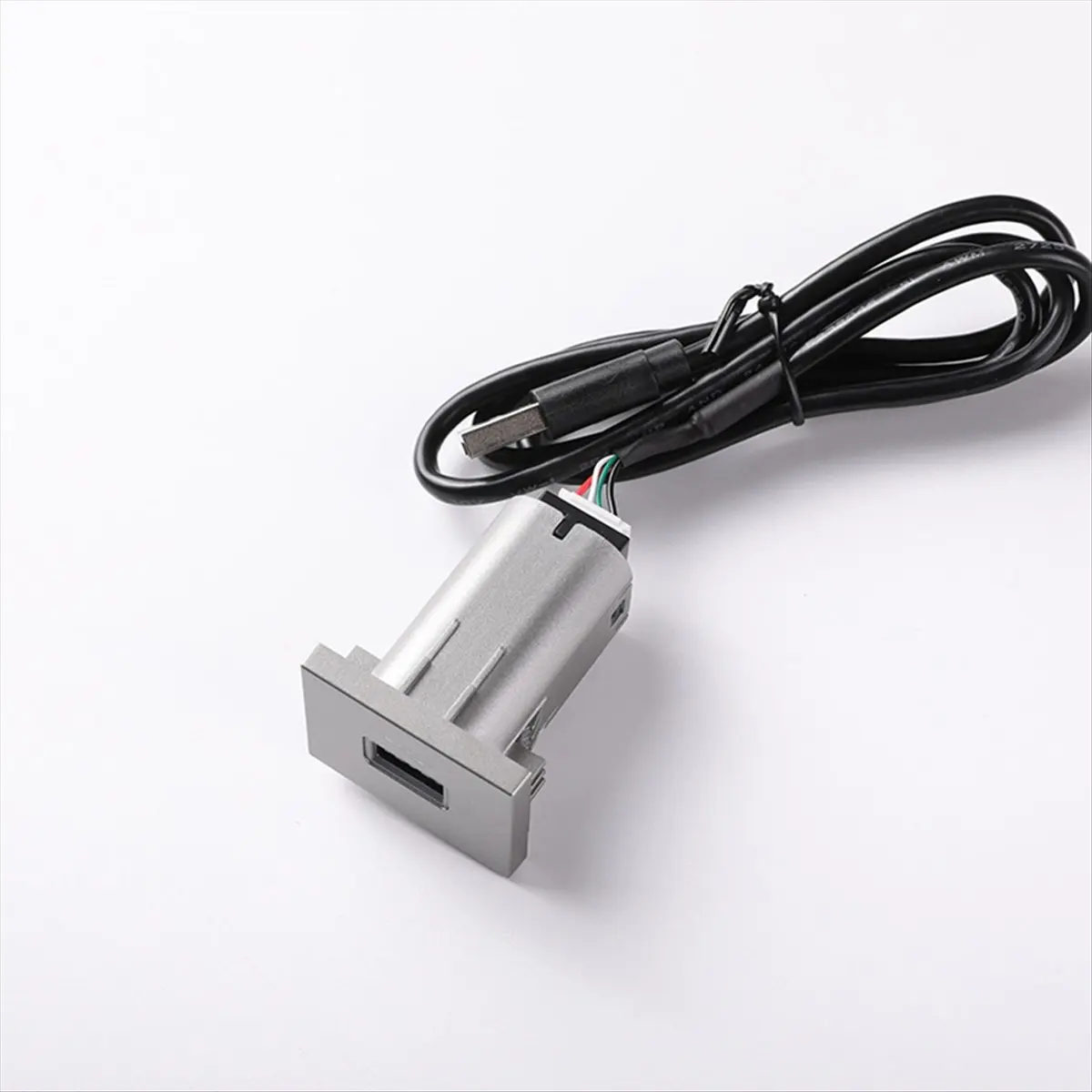 A67F 12V/24V Silver Car USB Vehicle Adapter Audio Radio U-Disk Accessories for Ford Focus 2 Mk2 2009-2011 Accessories