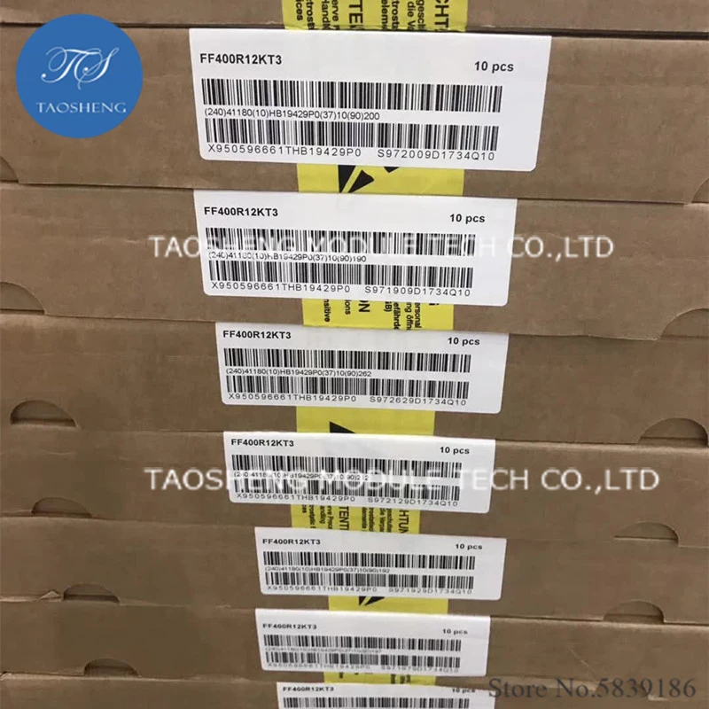 Module IGBT neuf et original, FF400R12Ell3, FF400R12KT3, FF400R17Ell4, FF400R17Ell3, FF400R06Ell3, 400A, 1 pièce