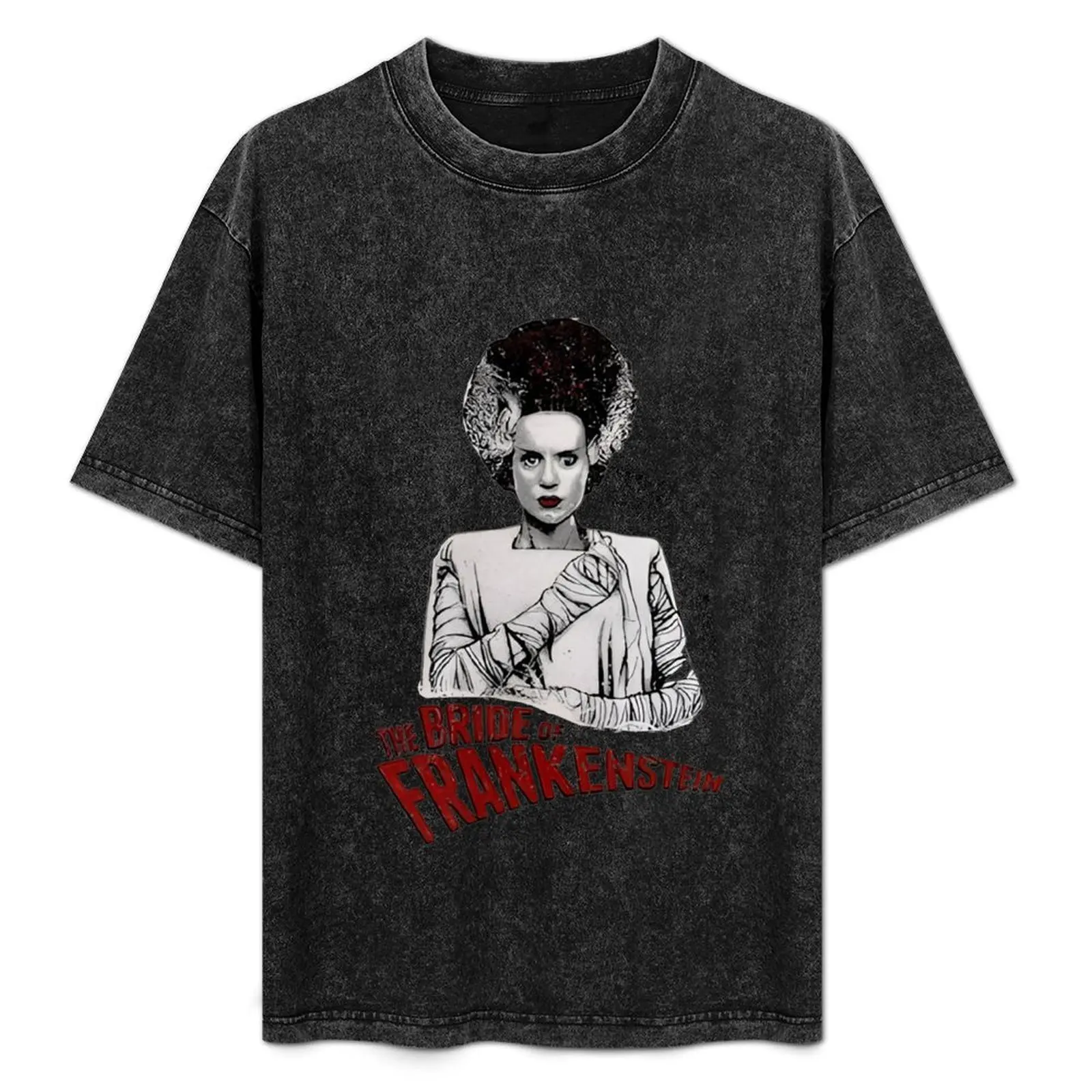

Bride Of Frankenstein vintage T-Shirt Durable Work Wear T-Shirt