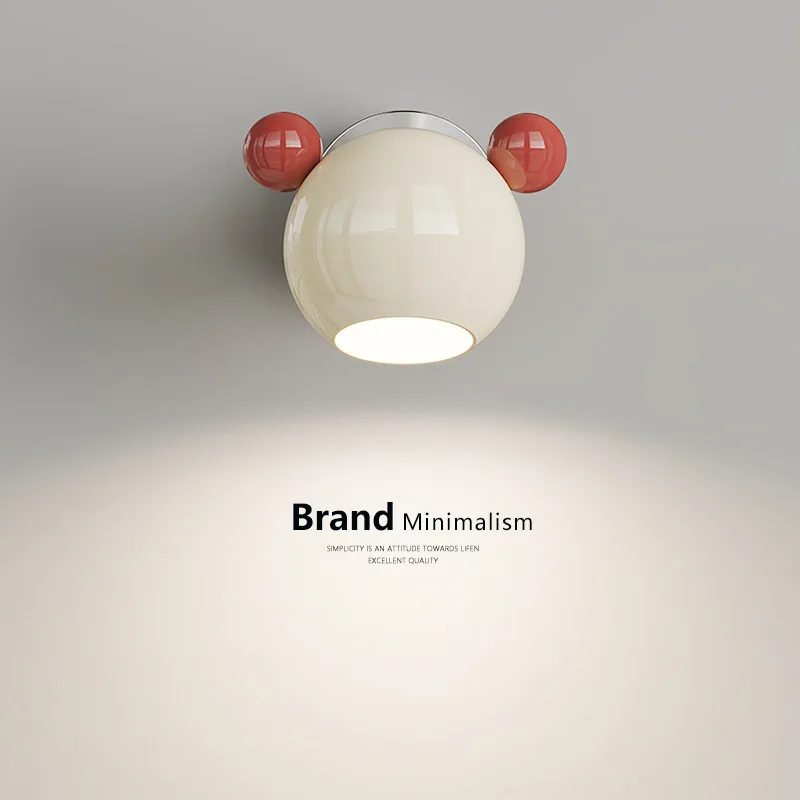 

Французская кремовая ветровая стена 2025 года, новая прикроватная тумбочка для спальни, креативная стена с медведем, защита глаз, детская комната