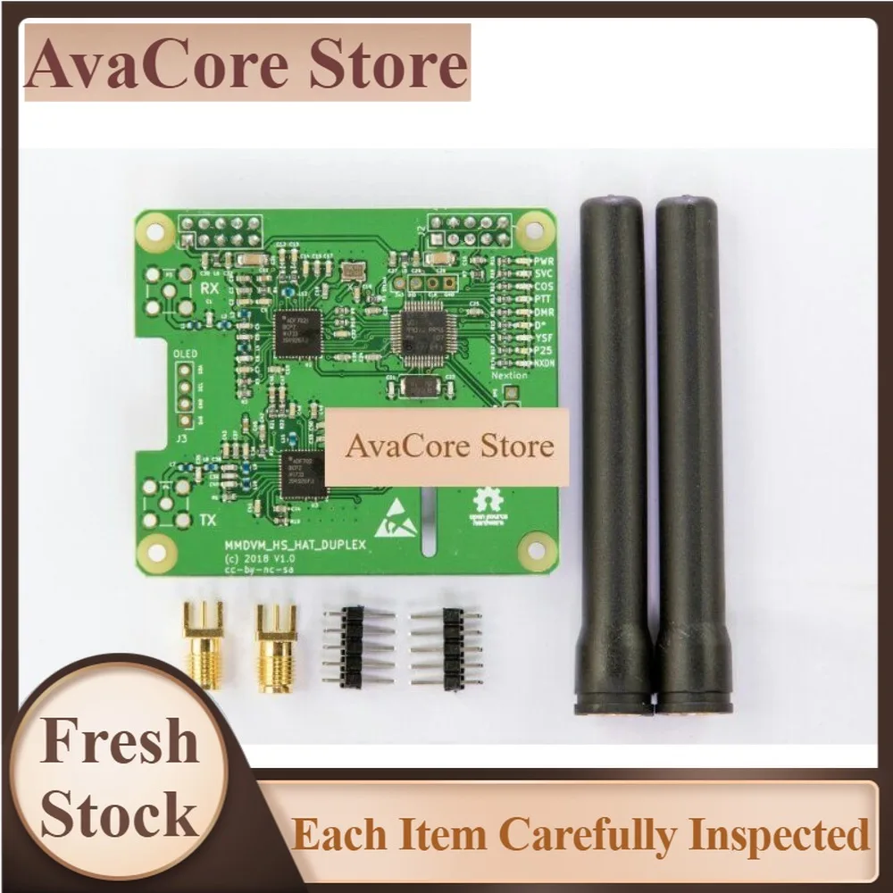 AvaCoreNEW MMDVM DUPLEX Hotspot Support P25 DMR YSF NXDN DMR SLOT 1+ SLOT 2 For Raspberry Pi