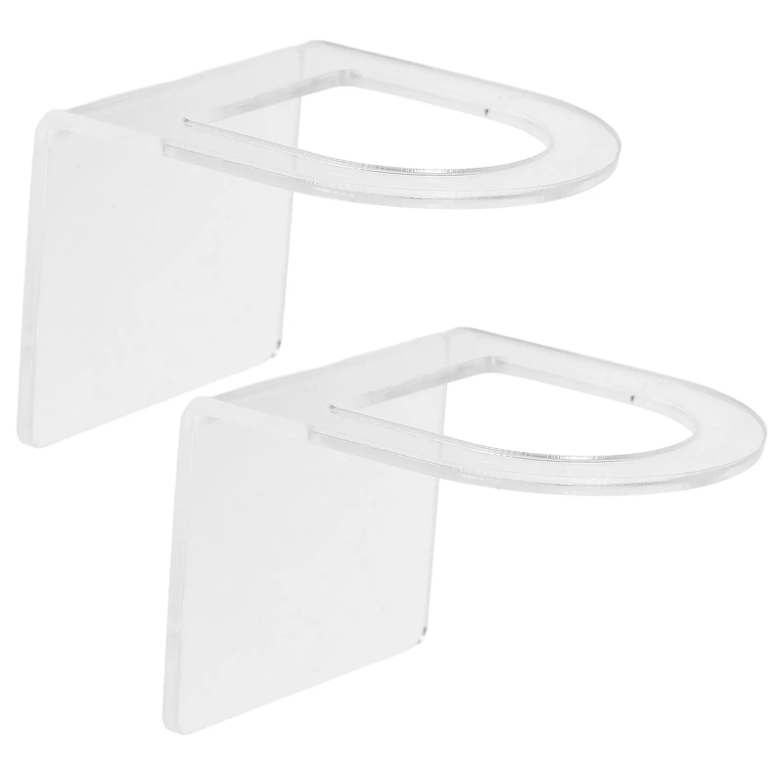 Transparent Acrylic Sink Dish Brush Holder Scrubber Rack Kitchen Wall-mounted Longlasting Protects Sleek Easy Versatile Storage