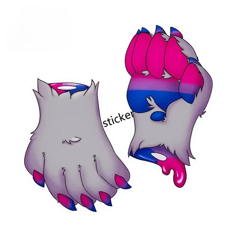 

Personality Decal Furry Cute Feet Boop Car Stickers Vinyl Caravan Decal Truck Motorcycle Stickers