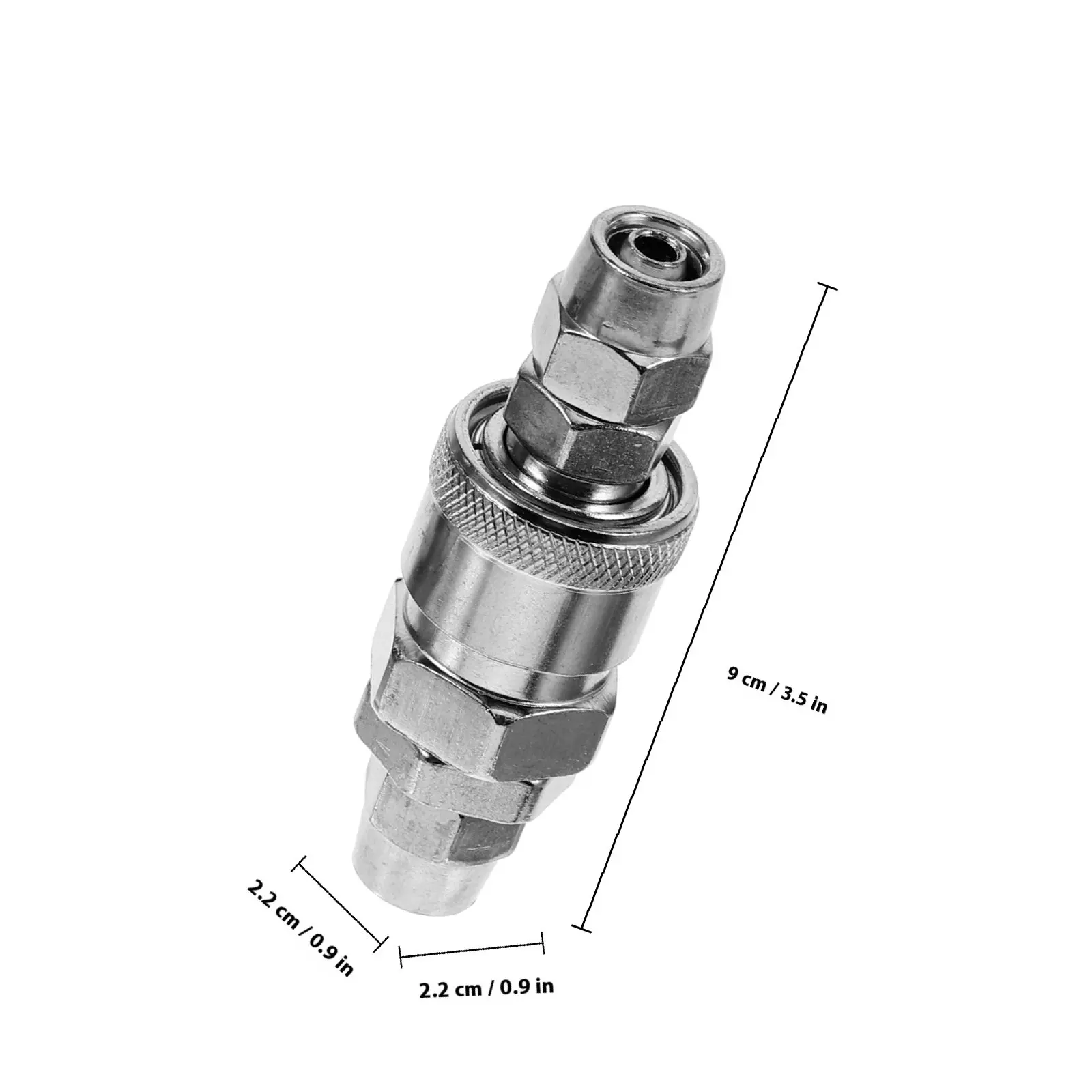 4Pcs Quick Coupling Air Hose Type Leakproof Pneumatic Self Locking Coupler Air Compressor Tube Fitting