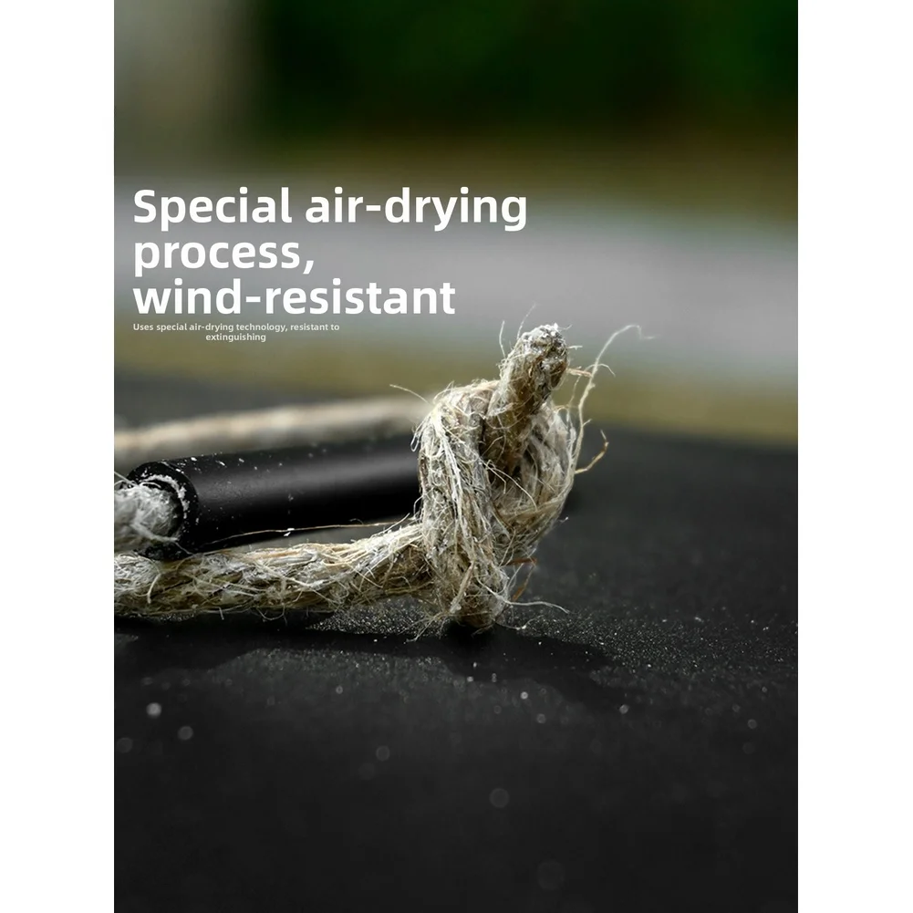 Field Ready Fire Starter Featuring Waxed Hemp Cord and Aluminum Handle for Consistent Ignition During Extended Outdoor Missions