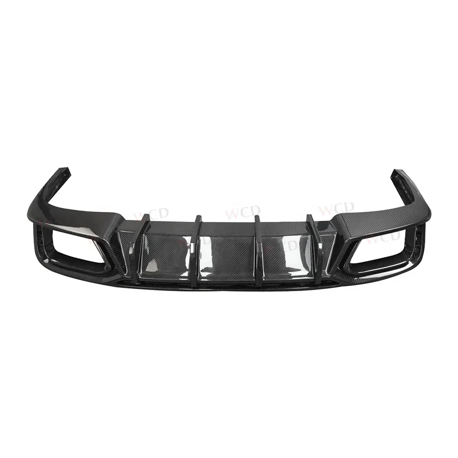 Carbon Fiber SD Style Rear Diffuser for Audi S4 A4 B9 2019+ Rear Bumper Lower Lip Spoiler Splitter Car Accessories
