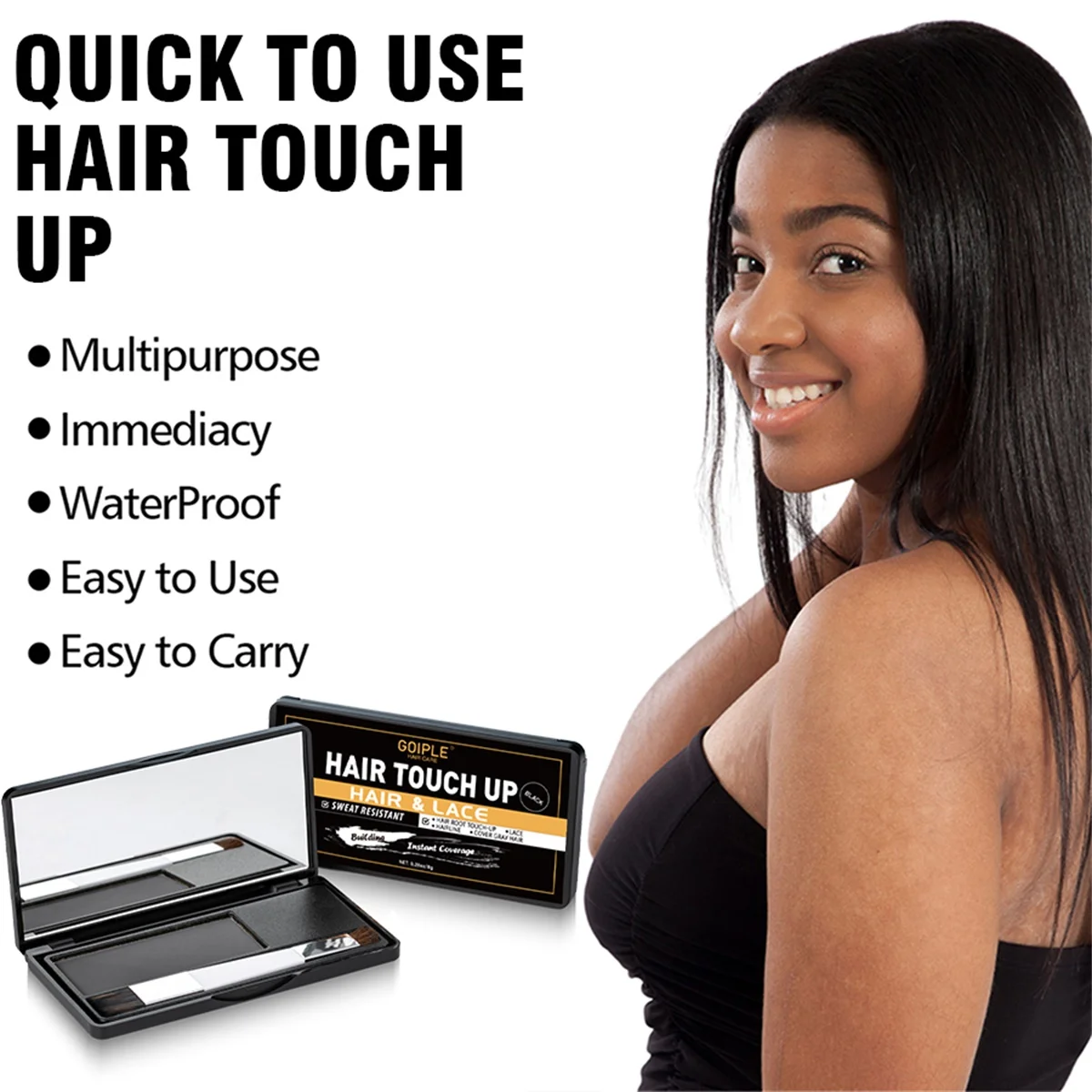 Hairline Powder Instantly Conceals Hair Root Touch Hair Powder for Thinning Hair for Women and Men,Hairline Shadow Powder Makeup