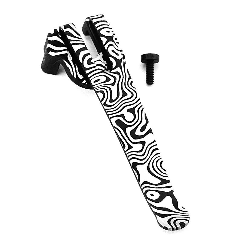 1Pcs Klappmesser Zurück Clip Edelstahl Tiefe Tragen Tasche Taille Klemme Ersatz Für 91mm Schweizer Armee Reparatur werkzeug Zurück Clip