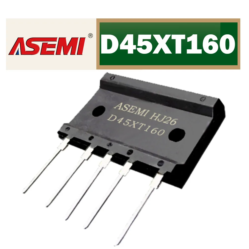 D45XT160 45A 3 Phase Bridge Rectifier 1600V 5 pins DXT-5 ASEMI