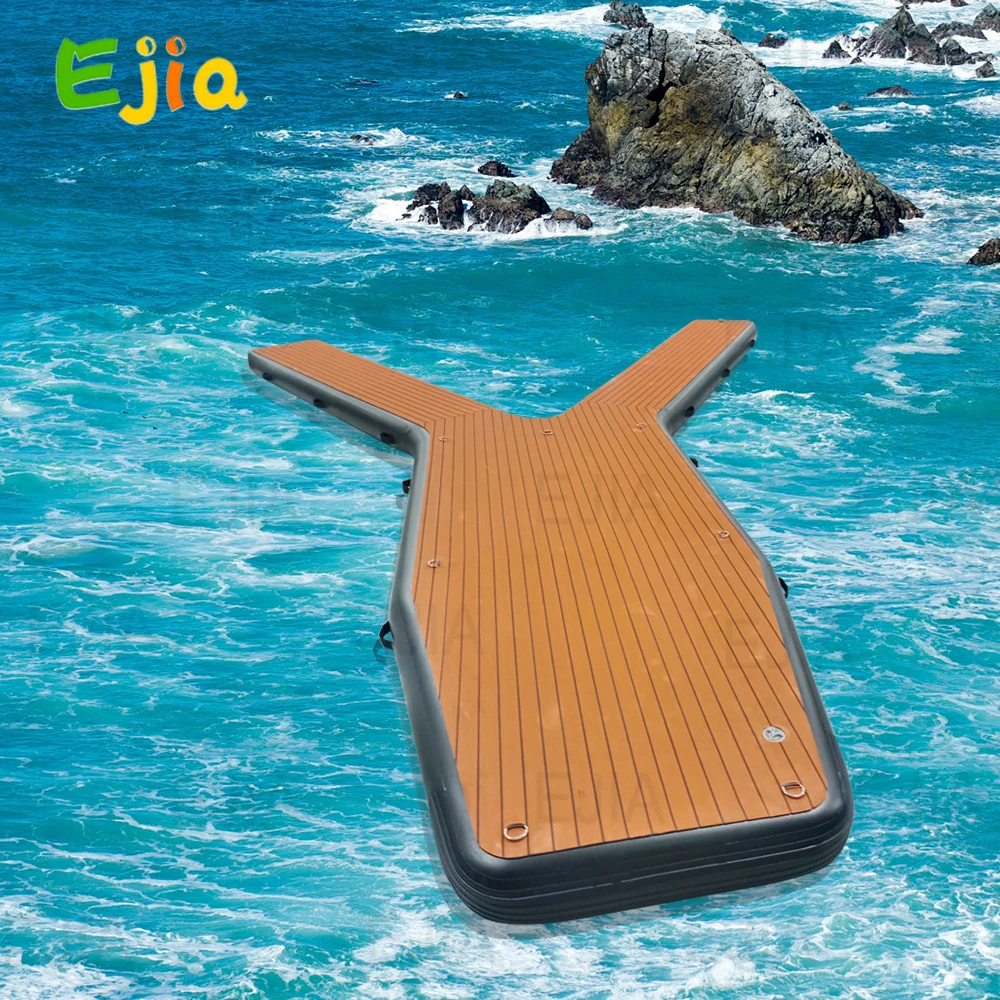 

20ft-6m Free Shipping Floating Y -Shape Inflatable Y Pontoon Platform Parking Dock Island Platform For Jet Ski/Yacht/Boat