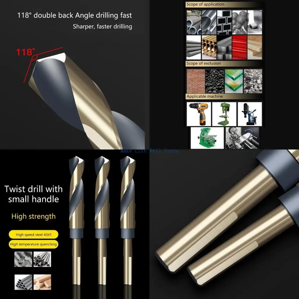 

10mm Shank Twist Drill Bit Electric Drill Bit For Wood Metal Stainless Steel