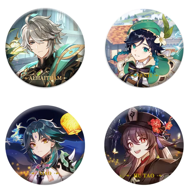 

Авторизация miHoYo Genshin Impact Theme Series Значок персонажа 58 мм 1 шт. — Коллекционный подарок для фанатов — идеально подходит для дня рождения