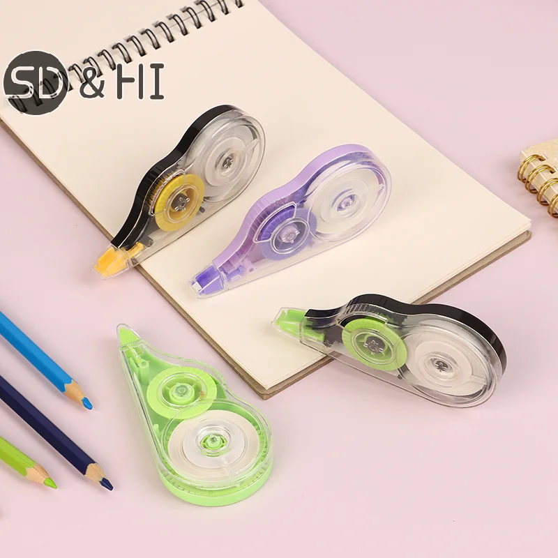 6pcs/set Ribbon Correction Express Privacy Protection Belt Real Office Stationery Student Stationery
