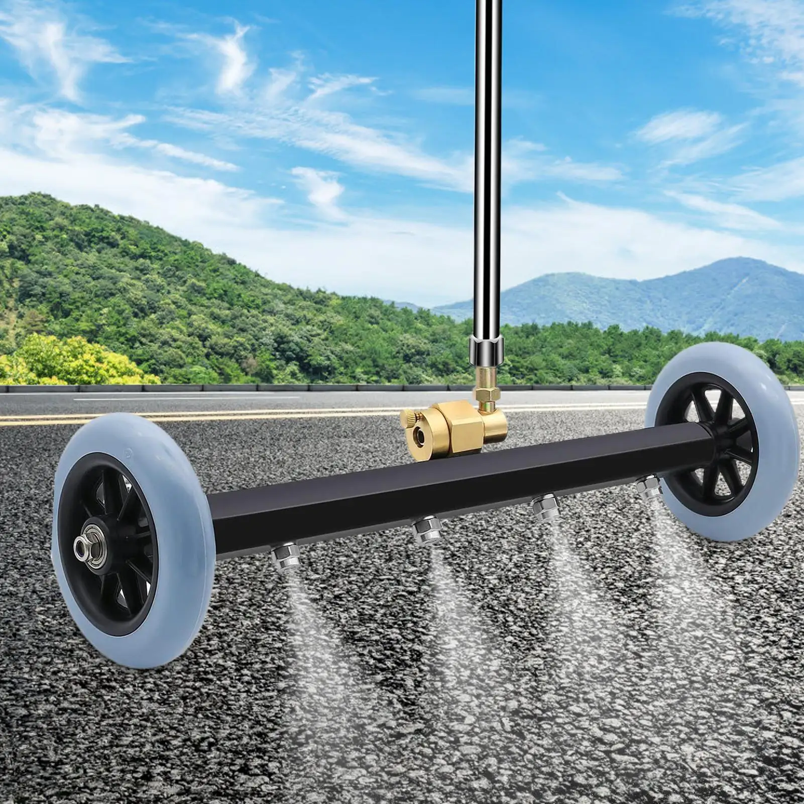 Undercarriage Cleaner 16Inch Extension Wand Undercarriage Sprayer Powerful Sprayer For Truck Driveway Garage Workshop Outdoor
