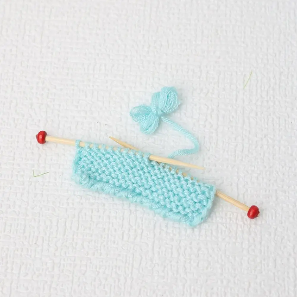 Thick Thread Miniature Knit Sweater Model Scene Props Handicraft Dollhouse Simulation Knitting Yarn Colorful Imitation