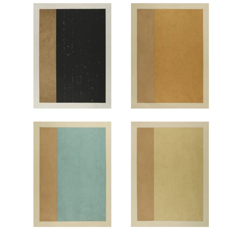 

Batik Retro Handmade Xuan Paper Chinese Calligraphy Exhibition Special Papier Brush Pen Writing Half-Ripe Rice Paper Papel China