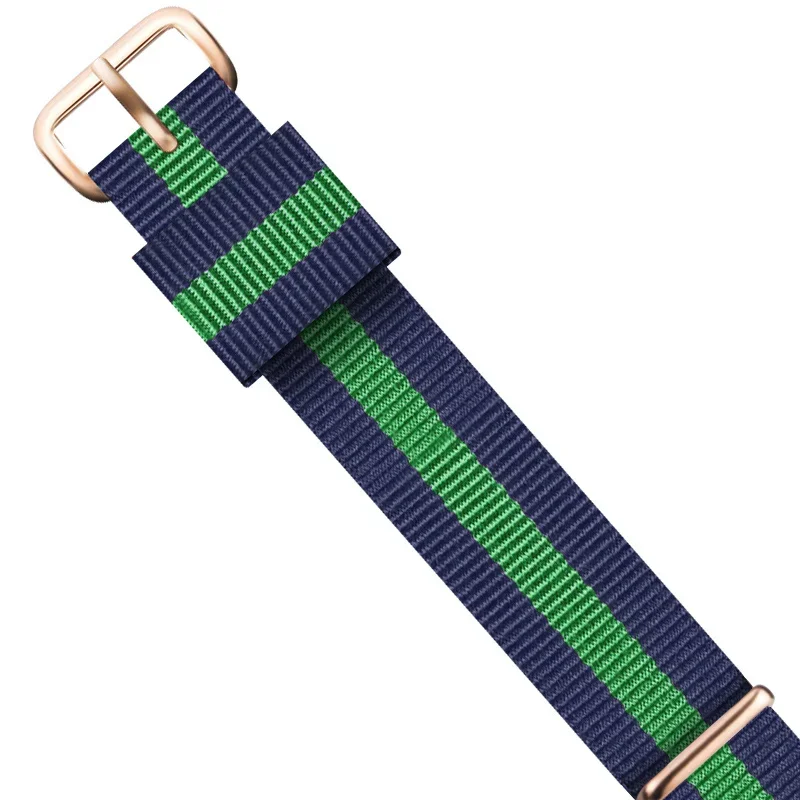 Men's and women's woven nylon strap, watch accessories, watch strap, suitable for DW , 16mm, 18mm, ,20mm, 22mm