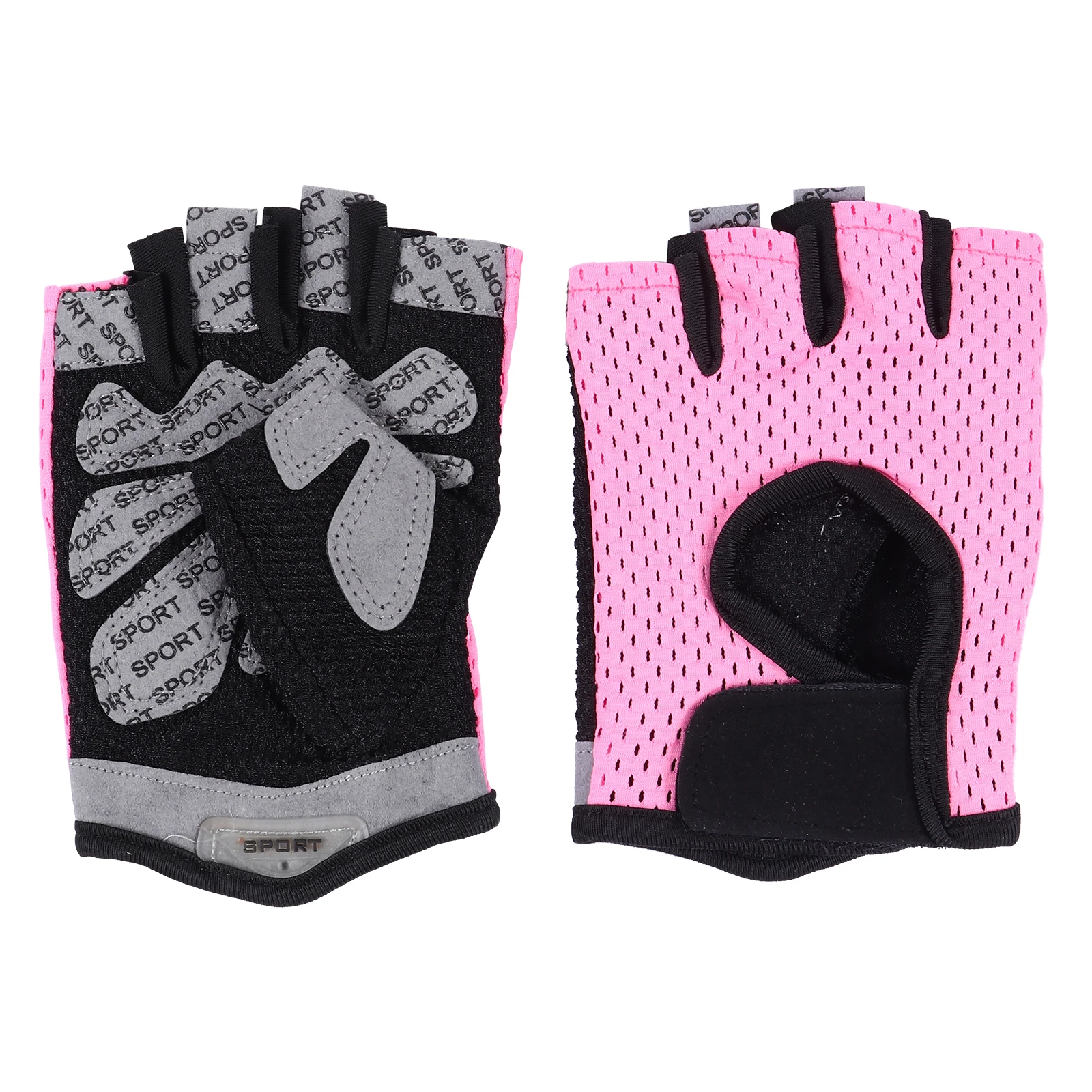 

AntiSlip HalfFinger Gloves Durable Flexible Breathable Sports Gym Cycling Exercise Men Women Windproof PalmThickened NonSlip