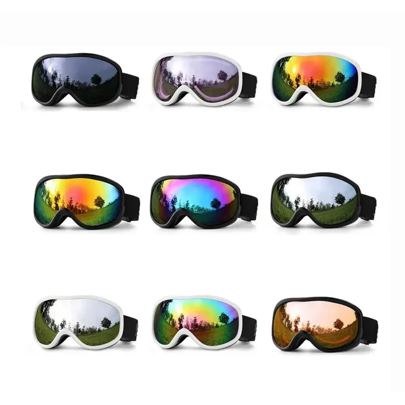 Anti Fog Ski Goggles Double Lens UV400 Protection Adjustable Strap Snowboard Glasses Outdoor Winter Sports Eyewear For Men