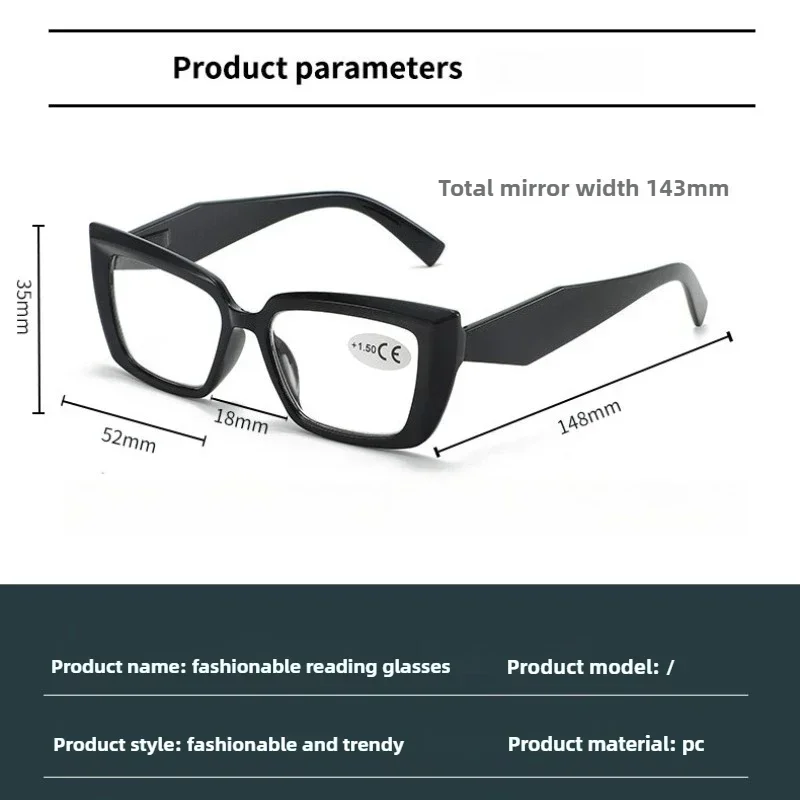 2025 neue modische quadratische Rahmen personalisierte Damen Myopie Sonnenbrille Outdoor neutral hochwertige Fahren Sonnenschutzbrille – Detail 8